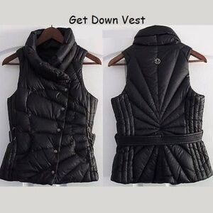 lululemon athletica Black Get Down Vest